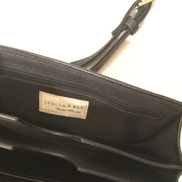 3/$30 STELLA & MAX LEATHER WALLET CROSS BODY CHAIN SMARTPHONE PURSE - Picture 9 of 12